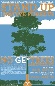 Protest in Asheville ~ GE Trees