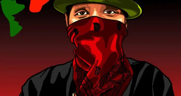 Cut of cover image from Trap Liberation Army album