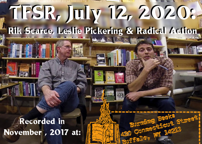 Rik Scarce and Leslie Pickering from the discussion in 2017